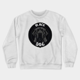 Black dog logo Crewneck Sweatshirt
